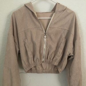 Crop long sleeve Hoodie